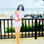 Gul Panag Instagram - Pool and beach vibes only.🤩 This trip, I rested the beginning to become fragile black and white @marksandspencer swimsuit. But I want want to take this opportunity to introduce you to two new ones- ( since I had so many queries on my stories). I believe a swimsuit should be comfortable, practical, durable and very flattering. 😅 So here’s a bit about these. Photo 1 is another trusted @marksandspencerindia suit. Durable. I have had it for about 5 years now. The neck strap is beginning to lose a bit of elasticity, but is adjustable so easy fix. Photo 2 is the new @ripcurl full sleeves suit I got recently. I end up spending a lot of time in the pool with Nihal. And often my shoulders and arms get badly burnt no matter how much sunscreen I apply. And this seems like a really good alternative. Not sure how durable it will be. It’s made a very fine, thin material almost like a pair of stockings. Photo 3 features a pink one , Roxy, that is also fairly new. (Got it last year here in Phuket. At the airport. There’s a great store that sells Quicksilver, Roxy and billabong in the arrival hall by the baggage belts.) It has Excellent stretch. And is very comfortable. The wrap is a really comfortable @Zara shirt I got some years ago. Photo 4 has the same swimsuit from photo 1 , but with a very nice wrap I picked up here, at the hotel on this trip. Nice flattering wraps are hard to come by / and this one is a particularly good one. For those of you who read through all of this, let me know if there are more queries you have, and I will answer them in the comments. Thanks for reading .❤️ Phuket, Thailand