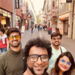 Haricharan Instagram - In Luzerne. Half way to Mt Titilus. Never a Dull day with this Bunch #SwissDayOut #ArrahmanLiveinEurope