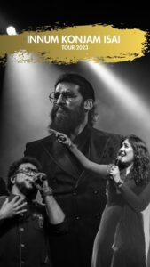 Haricharan Instagram - Innum Konjam Isai Tour 2023 in Birmingham and London! 🎤✨ Triple the talent, triple the vibe! 🚀 Capturing the dynamic trio of Vijay Yesudas, Shweta Mohan and Haricharan Seshadri in a musical fusion that lit up the stage! 📸🎶 Event organiser: @ukeventlife Tour manager: @njadoonanan Outfits: @bridal__empire_parisdubai Band: @bennetandtheband Hosts: @anusrisnair @ranyajac Hair and Makeup: @jansika_s and @bridal__empire_parisdubai London, Unιted Kingdom