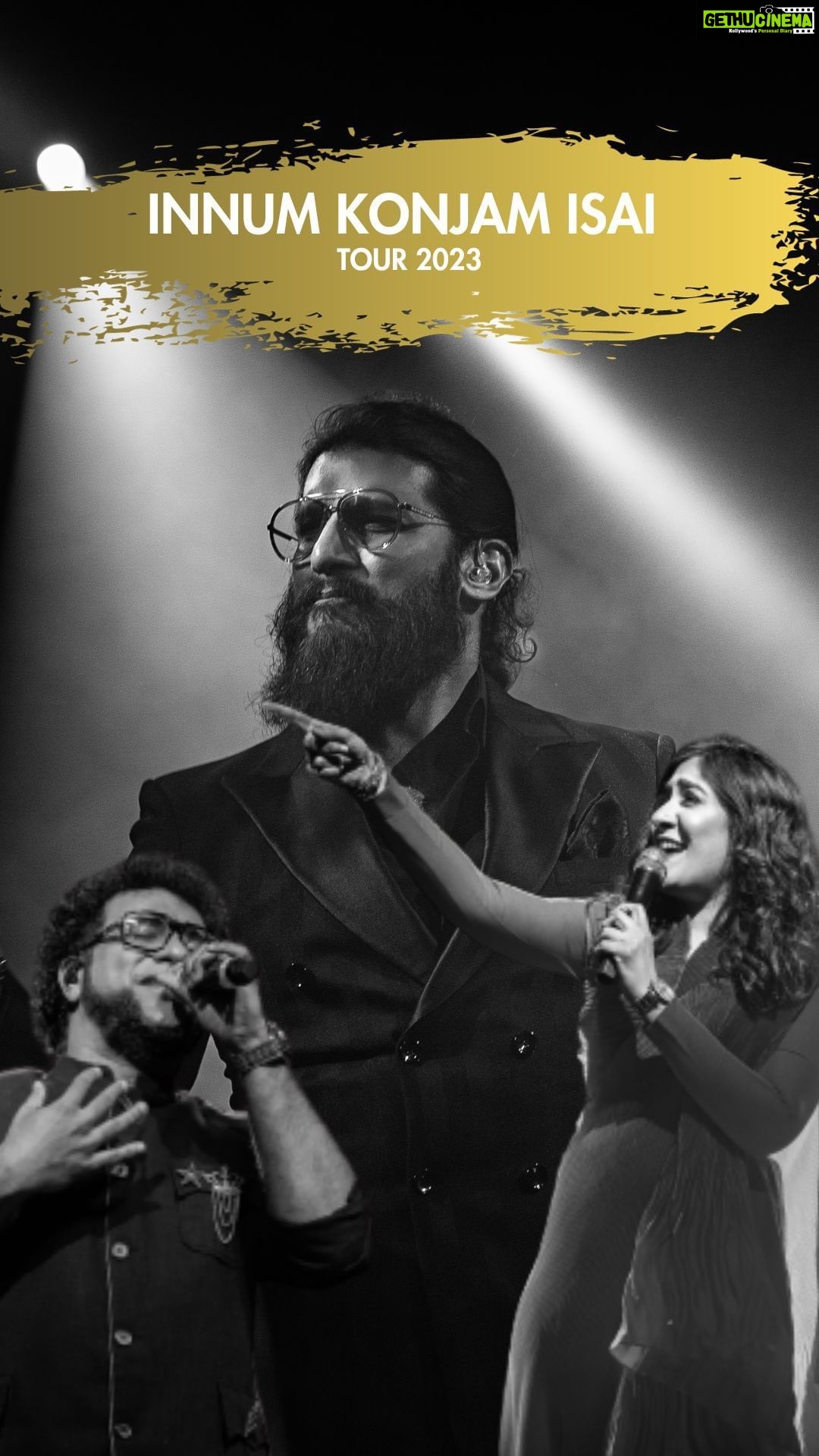 Haricharan Instagram - Innum Konjam Isai Tour 2023 in Birmingham and London! 🎤✨ Triple the talent, triple the vibe! 🚀 Capturing the dynamic trio of Vijay Yesudas, Shweta Mohan and Haricharan Seshadri in a musical fusion that lit up the stage! 📸🎶 Event organiser: @ukeventlife Tour manager: @njadoonanan Outfits: @bridal__empire_parisdubai Band: @bennetandtheband Hosts: @anusrisnair @ranyajac Hair and Makeup: @jansika_s and @bridal__empire_parisdubai London, Unιted Kingdom