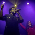 Haricharan Instagram - Innum Konjam Isai Tour 2023 featuring Vijay Yesudas, Shweta Mohan and Haricharan Seshadri in Birmingham and London 🎶 Capturing the electrifying energy of the trio’s concert! 🎤🔥 From the heart-pounding beats to the soul-stirring melodies, they took the stage by storm. A night filled with music, passion, and pure talent. Witness the highlights of an unforgettable performance. 🎵✨ Event organiser: @ukeventlife Tour manager: @njadoonanan Outfits: @bridal__empire_parisdubai Band: @bennetandtheband Hosts: @anusrisnair @ranyajac Hair and Makeup: @jansika_s and @bridal__empire_parisdubai