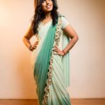 Haripriya Instagram - Loved wearing this fancy saree. ✨ . . . #ootd #saree #outfit #explore #fashion