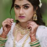 Haritha G Nair Instagram - 🌷 . . . COSTUME : @colos_the_designing_couture MAKE UP : @vikas.vks.makeupartist ORNAMENTS : @jhanvi__collections