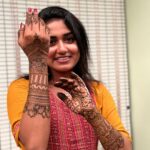Haritha G Nair Instagram – Gorgeous bride @haritha.girigeeth Pampady