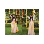 Haritha G Nair Instagram - Mellow Yellow 💛 @haritha.girigeeth For Bookings / Enquiry Ring us on 📞 7907803380 @wedcam_wedding @_viishnu_santhosh Photography : @wedcam_wedding Costume :@bybbecca MAKE UP : @pink__passion_ LOCATION : @_black_nest_ DECORATION : @yazdecorz