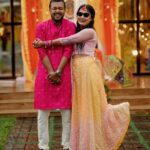 Haritha G Nair Instagram - Mellow Yellow 💛 @haritha.girigeeth For Bookings / Enquiry Ring us on 📞 7907803380 @wedcam_wedding @_viishnu_santhosh Photography : @wedcam_wedding Costume :@bybbecca MAKE UP : @pink__passion_ LOCATION : @_black_nest_ DECORATION : @yazdecorz