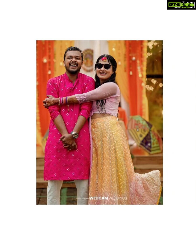 Haritha G Nair Instagram - Mellow Yellow 💛 @haritha.girigeeth For Bookings / Enquiry Ring us on 📞 7907803380 @wedcam_wedding @_viishnu_santhosh Photography : @wedcam_wedding Costume :@bybbecca MAKE UP : @pink__passion_ LOCATION : @_black_nest_ DECORATION : @yazdecorz