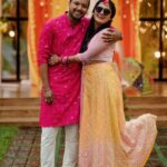 Haritha G Nair Instagram - Mellow Yellow 💛 @haritha.girigeeth For Bookings / Enquiry Ring us on 📞 7907803380 @wedcam_wedding @_viishnu_santhosh Photography : @wedcam_wedding Costume :@bybbecca MAKE UP : @pink__passion_ LOCATION : @_black_nest_ DECORATION : @yazdecorz