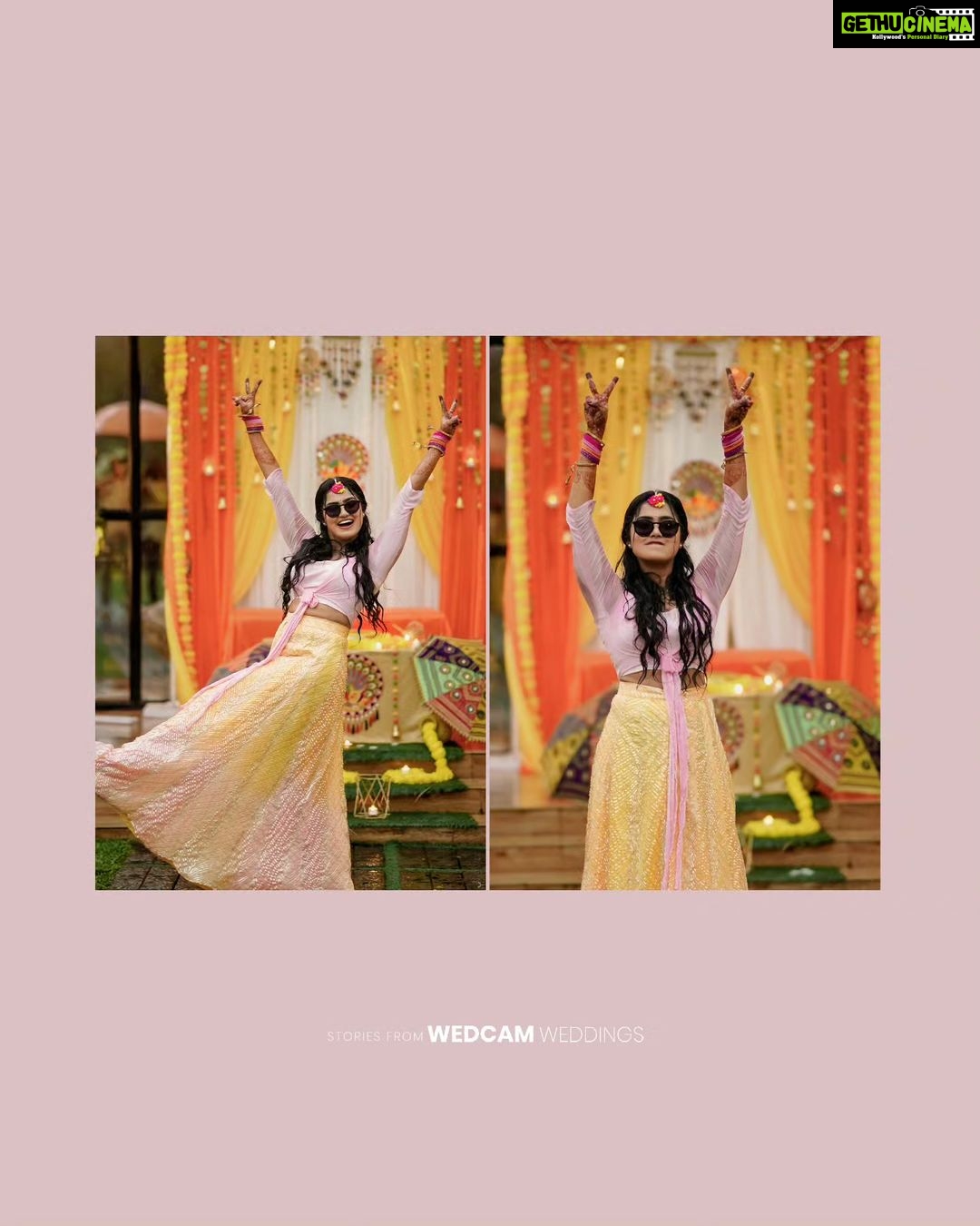 Haritha G Nair Instagram - Mellow Yellow π @haritha.girigeeth For Bookings / Enquiry Ring us on π 7907803380 @wedcam_wedding @_viishnu_santhosh Photography : @wedcam_wedding Costume :@bybbecca MAKE UP : @pink__passion_ LOCATION : @_black_nest_ DECORATION : @yazdecorz