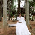 Haritha G Nair Instagram - 🌷 . . . COSTUME : @colos_the_designing_couture MAKE UP : @vikas.vks.makeupartist ORNAMENTS : @jhanvi__collections