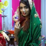 Heena Panchal Instagram - नवरात्री नवरंग 🌸 आजचा रंग हिरवा 💚🌸 @theofficialheena ❤️ . . . . #heenapanchal #Love #instagood #fashion #photooftheday #beautiful #art #photography #happy #instagram #reelfeelit #reelsinstagram #reelitfeelit #shivthakare #biggboss #malaikaarora #norafatehi #cute #goodvibes #positivevibes #performer #teamheena #khatronkekhiladi #shivthakare #garba #navratricollection #navratri #navratri2023 #biggbossott #lookoftheday #i̇nstagood