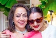 Hema Malini Instagram - It is a very special day, a very khaas day for me - my dear friend of so many years, Rekha’s birthday today. Time to celebrate this gorgeous, beautiful, evergreen lady’s birthday, though for her, time has stood still and she never ages❤️I wish you all the best that life has to offer, my dear friend, and may God bless you forever🙏All my love. #happybirthday #rekha #birthdaywishes