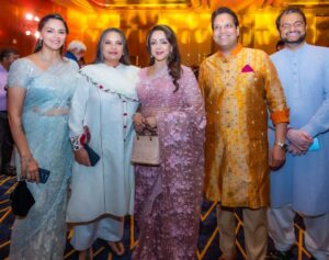 Hema Malini Instagram - 16/10/23 was indeed a diamond filled day in my life.  Joined by friends, colleagues, family and my fans,  the evening was memorable. Dharamji’s presence throughout the event was a blessing.All my esteemed guests responded to my invitation in spite of their busy schedules and their presence made me so happy. Here are some photos of the evening.

Venue: @aurikamumbaiskycity 
Outfits: @houseofneetalulla 
Jewellery: @naredi_jewels 
Pics: @tajfotostudio 
@karan_gandhiok @pankajthewadhwa @sonal2501 
@aapkadharam @imeshadeol @ahana_deol_vohra @anupampkher #jitendra @subhashghai1 @shatrughansinhaofficial @prasunjoshi1994 @meiyangchang 

#75thbirthdaycelebration #birthday #celebration #event