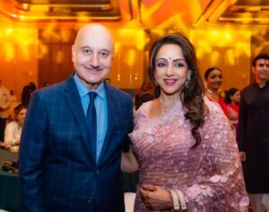 Hema Malini Instagram - 16/10/23 was indeed a diamond filled day in my life.  Joined by friends, colleagues, family and my fans,  the evening was memorable. Dharamji’s presence throughout the event was a blessing.All my esteemed guests responded to my invitation in spite of their busy schedules and their presence made me so happy. Here are some photos of the evening.

Venue: @aurikamumbaiskycity 
Outfits: @houseofneetalulla 
Jewellery: @naredi_jewels 
Pics: @tajfotostudio 
@karan_gandhiok @pankajthewadhwa @sonal2501 
@aapkadharam @imeshadeol @ahana_deol_vohra @anupampkher #jitendra @subhashghai1 @shatrughansinhaofficial @prasunjoshi1994 @meiyangchang 

#75thbirthdaycelebration #birthday #celebration #event