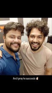 Hiphop Tamizha Instagram - Congratulations Thambi @actorananth ! Happy that the song is trending. Likewise the movie will be a super-hit. All the best ! 
Congratulations @imkaashif 🤟🏻 Excited to hear the rest of the album ❤️🔥