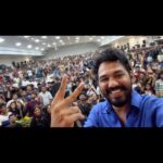 Hiphop Tamizha Instagram – Was invited for a lecture, sat down for a q&a but this is how the session ended at @nit.trichyofficial 🙆🏻‍♂️ too much vibe, so as promised – here’s the one i said i’ll post !