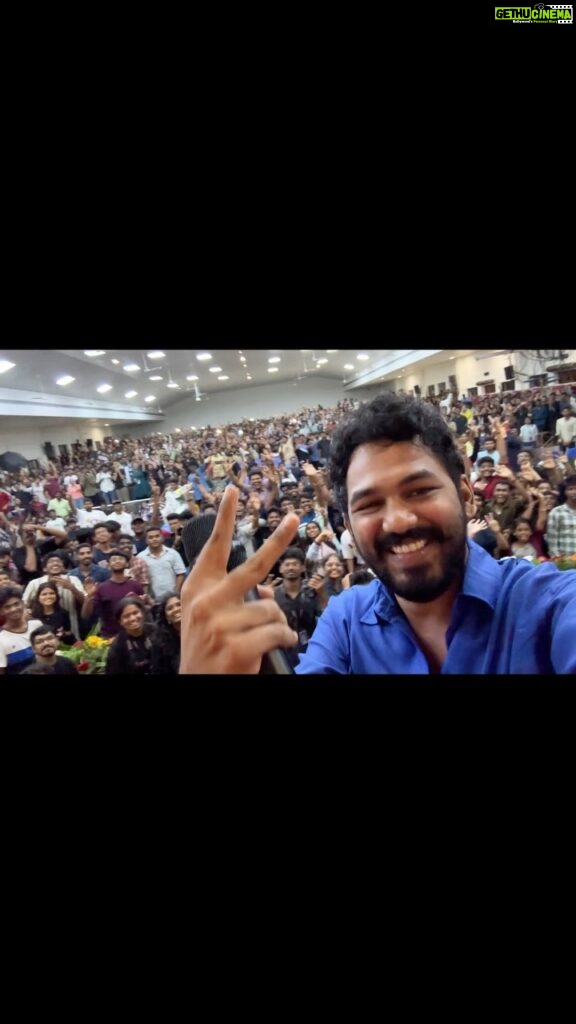 Hiphop Tamizha Instagram - Was invited for a lecture, sat down for a q&a but this is how the session ended at @nit.trichyofficial 🙆🏻‍♂️ too much vibe, so as promised - here’s the one i said i’ll post !