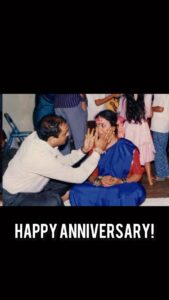 Hitha Chandrashekar Instagram - With each year, my love, gratitude and respect for my parents has been ascending. The more life I see, the more people I meet, I’m assured my parents are my most precious gift from the Universe. With a perfect balance of “Sihi” & “Kahi”, you’ve both lived your life together and lead by example. I don’t have to look beyond for “couple goals” or “parenting goals”, because you both are it, not just for me- for many of our own!

Your actions are always filled with love, and you both do all of it with a smile on your face. Thank you for finding each other, thank you for being our parents, thank you for how hard you’ve worked to provide the best of everything for us, thank you for being the best humans I’ve ever come across, thank you for being our role models, thank you for showing us right from wrong, thank you for being my blessings on good days and bad. 

Thank you for everything! I love you guys✨♥️

Happy 33rd Anniversay♥️🤗✨🥂🧿 

#blessed