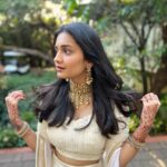 Hruta Durgule Instagram - Bridesmaid ✨❤️ Jewellery by @the_jewel_gallery 🤗 #wedding #bridesmaidoutfit #grateful #fun Le Méridien Mahabaleshwar Resort & Spa