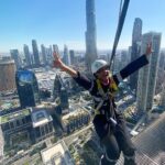 Hruta Durgule Instagram - Ticked it off my bucketlist❤️🥹 #dubai #edgewalk #skyview #bucketlist #happy #grateful Dubai, United Arab Emirates