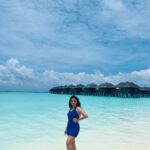 Hruta Durgule Instagram – My kind of blue 🌊 ❤️ 
#vacation #maldives #travel #travelgram #love #grateful #waterbaby #irufushi #sunsiyam #beachvibes #beachvilla #watervillasmaldives Sun Siyam Irufushi Beach Resort and Spa