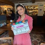 Hruta Durgule Instagram - In and As Kanni ❤️ Forever grateful for everything ✨🧿 #newbeginnings #newcharacter #beingkanni #letsdothis #positivevibes #excited #nervous #grateful #shootingdiaries #london #day1