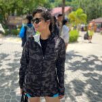 Hruta Durgule Instagram - Love stealing Mr.Shah's clothes 😁❤️ #travel #phuket #phiphiisland #grateful #blessed #positivevibes Thank you @junglestoriesindia for this super cool zipper ❤️