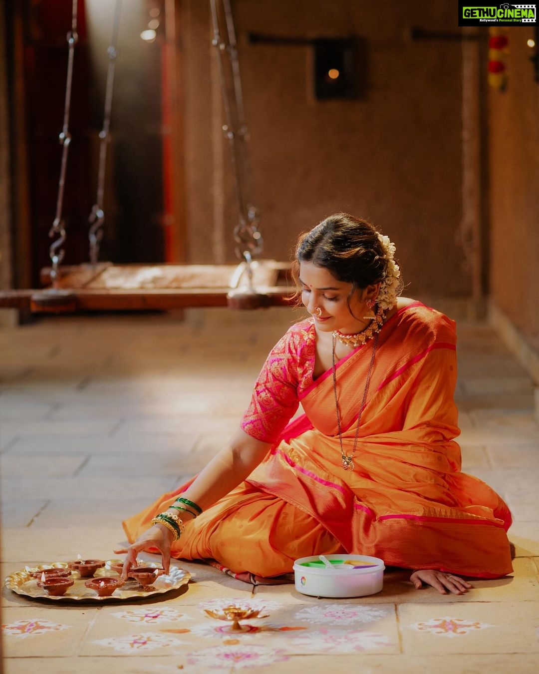 Hruta Durgule - 218.6K Likes - शुभ दीपावली🪔✨❤️
.
.
.
Pictures by @magdumshubham & @sushant.sutar
#diwali #positivevibes #happiness #festivevibes