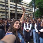 Hruta Durgule Instagram - What an incredible time at the @dimensionsthefest theme reveal! Being your guest was a blast! 🎉 Big shoutout for celebrating my birthday and making it extra special with those saplings. 🌱 Your love and positive vibes are off the charts! 💖 Grateful always! See you again soon, Kelkar crew! 🙌 #HrutaDurgule #KelkarCollege #DimensionsReveal #goodvibesonly