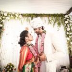 Hruta Durgule Instagram - To Now And Forever ❤️🧿 18.05.2022 ✨ Makeup by: @nishigodbole_official Photos by: @happyclicksss @one.portrait.please #hrutadurgule #prateekshah #hruteek #wedding Mumbai, Maharashtra