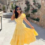 Hruta Durgule Instagram - Looking at the sunny side of everything...😎 Outfit by: @ouifashionco Styled by: @shalmalee_t Pictures: @prateekshah1 #hrutadurgule #TurkeyDiaries #Travel #Ouifashion #sunshine Istanbul, Turkey