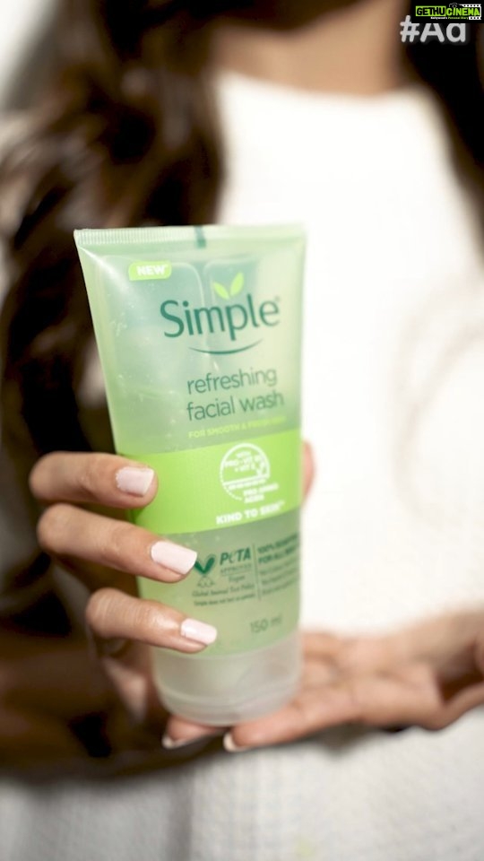Hruta Durgule Instagram - Simplicity is the Key to Healthy Skin. Try the “Simple Refreshing Facial Gel Wash” Your Pure and Organic Companion. This 100% soap-free face wash removes dirt, oil and impurities, leaving skin feeling clean and revived. Perfect for even the most sensitive skin 🌿✨ For more details visit the website : Simpleskincare.in #SkinSimplified #SimpleSkincareIndia #CleanAndRefreshed #ad