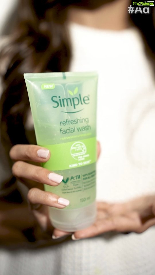 Hruta Durgule Instagram - Simplicity is the Key to Healthy Skin. Try the “Simple Refreshing Facial Gel Wash” Your Pure and Organic Companion. This 100% soap-free face wash removes dirt, oil and impurities, leaving skin feeling clean and revived. Perfect for even the most sensitive skin 🌿✨ For more details visit the website : Simpleskincare.in #SkinSimplified #SimpleSkincareIndia #CleanAndRefreshed #ad