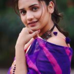 Hruta Durgule Instagram - 🩷💜 Styled by @shalmalee_t Outfit by @hastkalaofficial Hair by @hairandmakeupbyradhe Photos by @saneshashank Edit: @minimalganesh #hrutadurgule#bohovibes #festive