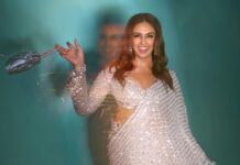 Huma Qureshi Instagram - Many Moods … Fun Festive Frolic-ing time at @manishmalhotra05 Outfit: @manishmalhotraworld Rings: @razwada.jewels Earrings: @diagoldbyvardagoenka Potli @sentosa.bags Styled by @dhruvadityadave Make up: @ajayvrao721 Hair: @nargis9052 Photo: @ayushguptaphoto Styling team @kenisha_shah @siya.dhamanse