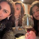 Huma Qureshi Instagram – The New York Life ❤️ #girlsnightout #love #dinner #carbone #pasta #glutonny