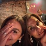 Huma Qureshi Instagram – The New York Life ❤️ #girlsnightout #love #dinner #carbone #pasta #glutonny