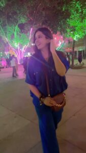 Isha Rikhi Instagram - Happy Diwali 🪔 ✨

#festive #vibes #2023 🫶🏻

Wearing @bunaai 
👜 @thegusto.in
