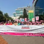 Ishaa Saha Instagram - Breast Cancer Awareness Program organised by Ruby General Hospital ( Ruby cancer centre) . #fightbreastcancer🎀