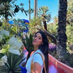 Izabelle Leite Instagram - hell🌞 Marrakech🐪 you’re hot ❤️‍🔥🌵 Le Jardin Majorelle