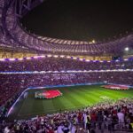 Izabelle Leite Instagram - well done Portugal 🇵🇹 and Georgina,shes even more beautiful in real ❤️ outra vez dando sorte em campo 🦶🔥😅 Lusail Stadium