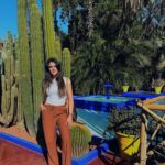 Izabelle Leite Instagram - hell🌞 Marrakech🐪 you’re hot ❤️‍🔥🌵 Le Jardin Majorelle
