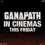 Jackky Bhagnani Instagram – Witness the POWER of Ganapath in just 5 days! 🔥#Ganapath out in theatres this friday

#Ganapath in cinemas, 20th October

@amitabhbachchan @vashubhagnani @tigerjackieshroff @kritisanon #VikasBahl @deepshikhadeshmukh @pooja_ent @virajsawant #GoodCo @slglobal001 @zeemusiccompany  @elliavrram @ziadmbakri @official.girishkulkarni @rahman_actor @shruthymenon @jameel.mumbai @pvrpictures