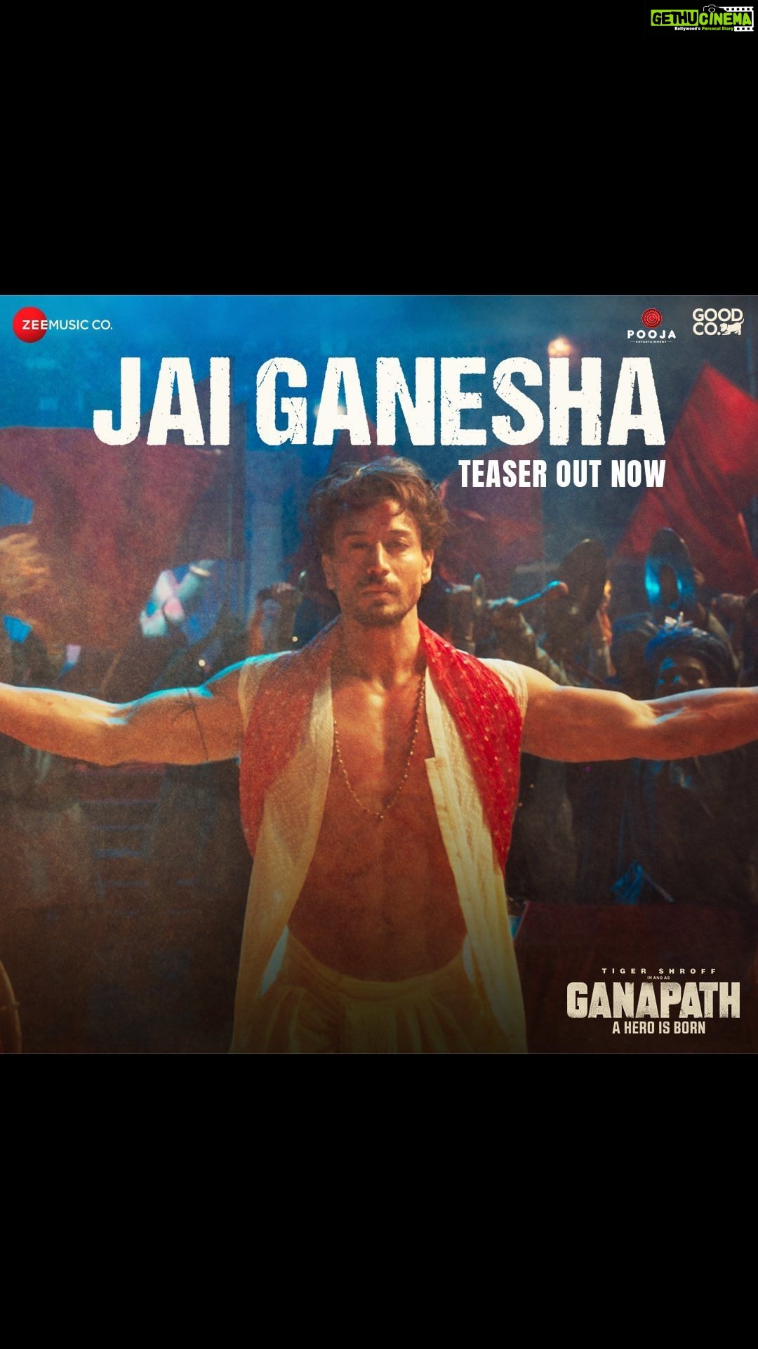 Jackky Bhagnani Instagram - Har vighna harega, jab Ganapath vighnaharta ka naam pukarega! Jai Ganesha Teaser Out Now! @amitabhbachchan @vashubhagnani @tigerjackieshroff @kritisanon @jackkybhagnani #VikasBahl @deepshikhadeshmukh @pooja_ent #GoodCo @zeemusiccompany @vishalmishraofficial @charit24 @rahuldid @akshayism @slglobal001