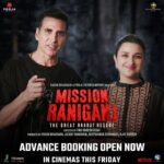 Jackky Bhagnani Instagram - You can’t plan a rescue mission in advance, but you can plan to experience the biggest Rescue Mission. #2DaysToMissionRaniganj Advance Booking Open Now: Link In Bio. BOOK TICKETS NOW. Watch the story of Bharat’s true hero with #MissionRaniganj in cinemas on 6th October! @akshaykumar @vashubhagnani @parineetichopra @tinudesaiofficial @jackkybhagnani @deepshikhadeshmukh @ajay_kapoor_ @ravikishann @kumudkmishra @pavanrajmalhotra @badolavarun #RajeshSharma @dibyenduofficial @virendrasaxenna07 @jameel.mumbai @mukeshsbhatt @ananthmahadevanofficial #ShishirSharma #SudhirPandey #BachanPachera #OmkarDasManikpuri @Kingrani.Deepak #VipulKRawal @pooja_ent @jjustmusicofficial @pvrpictures @slglobal001