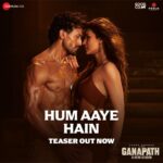 Jackky Bhagnani Instagram - Koi pucche toh batana, we’re busy prepping our moves on #HumAayeHain 😍💃❤️🕺 #Ganapath in cinemas, this Dussehra, October 20. @amitabhbachchan @vashubhagnani @tigerjackieshroff @kritisanon @jackkybhagnani #VikasBahl @deepshikhadeshmukh @pooja_ent @virajsawant #GoodCo @slglobal001 @zeemusiccompany @prakritikakar @siddharthbasrur @piyush_bhagat @shaziasamji #WhiteNoiseStudios @pvrpictures