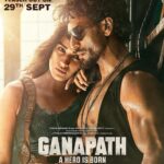 Jackky Bhagnani Instagram - Humse milne ke liye karna hoga thoda aur intezaar. Kyunki hum lekar aa rahein aapke liye kuch khaas. #Ganapath Teaser coming out on 29th September, 2023 In cinemas this Dussehra, 20th October @amitabhbachchan @vashubhagnani @tigerjackieshroff @kritisanon #VikasBahl @deepshikhadeshmukh @pooja_ent @virajsawant #GoodCo @slglobal001 @zeemusiccompany @elliavrram @ziadmbakri @official.girishkulkarni @rahman_actor @shruthymenon @jameel.mumbai @pvrpictures