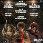 Jackky Bhagnani Instagram - Koi pooche toh batana #Ganapath is your perfect Masala Entertainer! Book your tickets now! @amitabhbachchan @vashubhagnani @tigerjackieshroff @kritisanon #VikasBahl @deepshikhadeshmukh @pooja_ent @virajsawant #GoodCo @slglobal001 @zeemusiccompany @elliavrram @ziadmbakri @official.girishkulkarni @rahman_actor @shruthymenon @jameel.mumbai @pvrpictures