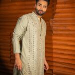 Jackky Bhagnani Instagram - Outfit of the day: Festival Edition! #StyleWithJB Outfit @kalkifashion @kalkimen Shoes @heelandbucklelondon Styled by @anshikaav Assisted by @bhatia_tanisha HMU @luv_hans77 Shot by @deepak_das_photography