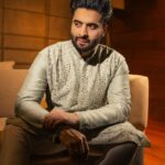 Jackky Bhagnani Instagram - Outfit of the day: Festival Edition! #StyleWithJB Outfit @kalkifashion @kalkimen Shoes @heelandbucklelondon Styled by @anshikaav Assisted by @bhatia_tanisha HMU @luv_hans77 Shot by @deepak_das_photography
